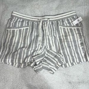 Blue striped shorts